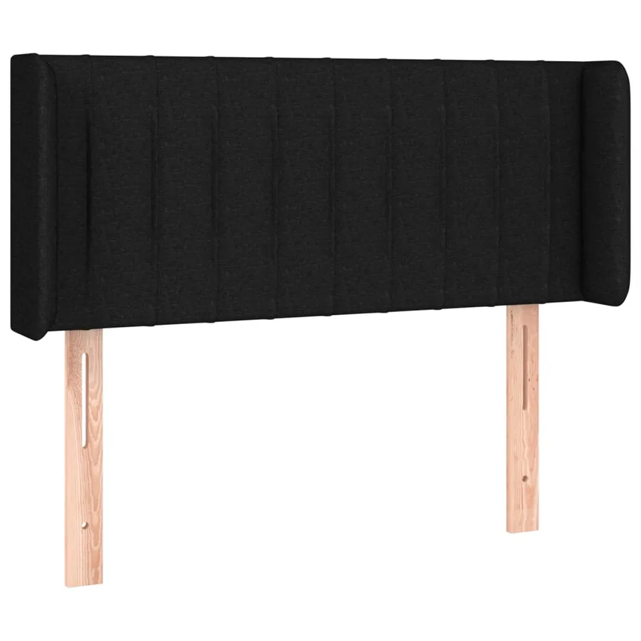 Tête de lit à LED Noir 103x16x78/88 cm Tissu - 3