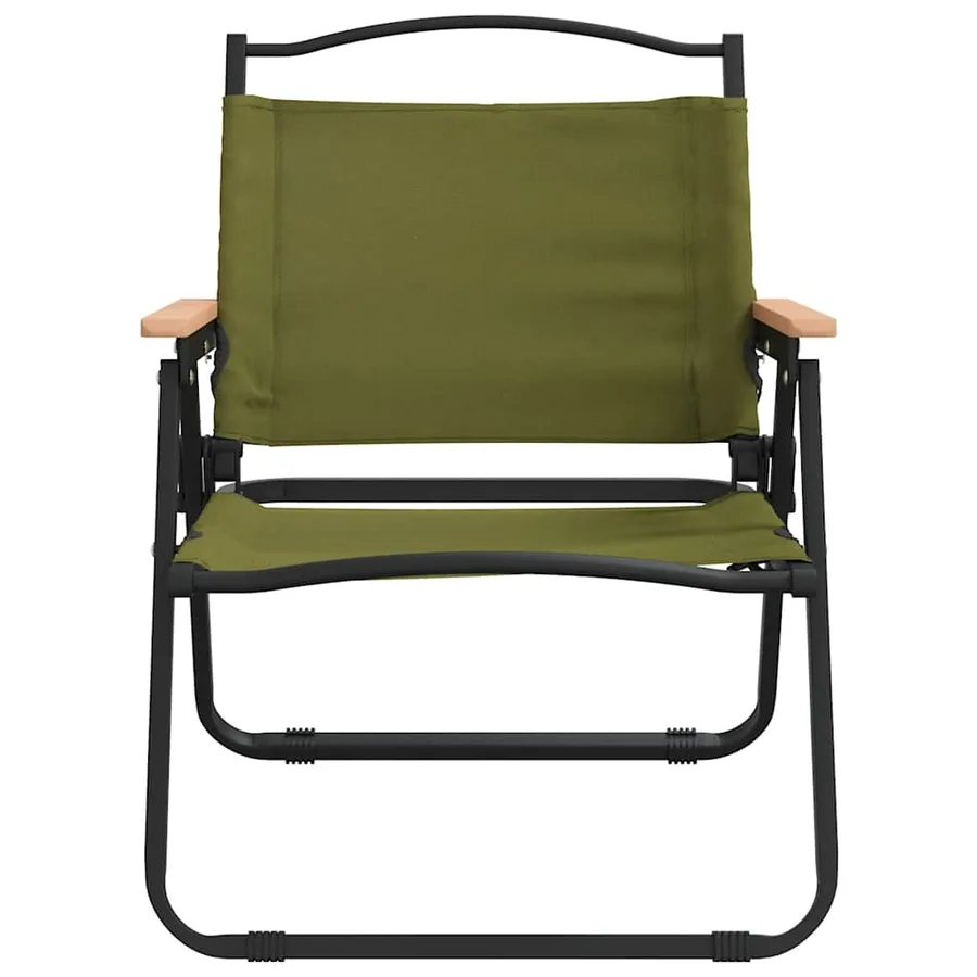 Chaises de camping lot de 2 Vert 54x43x59 cm Tissu Oxford - 4