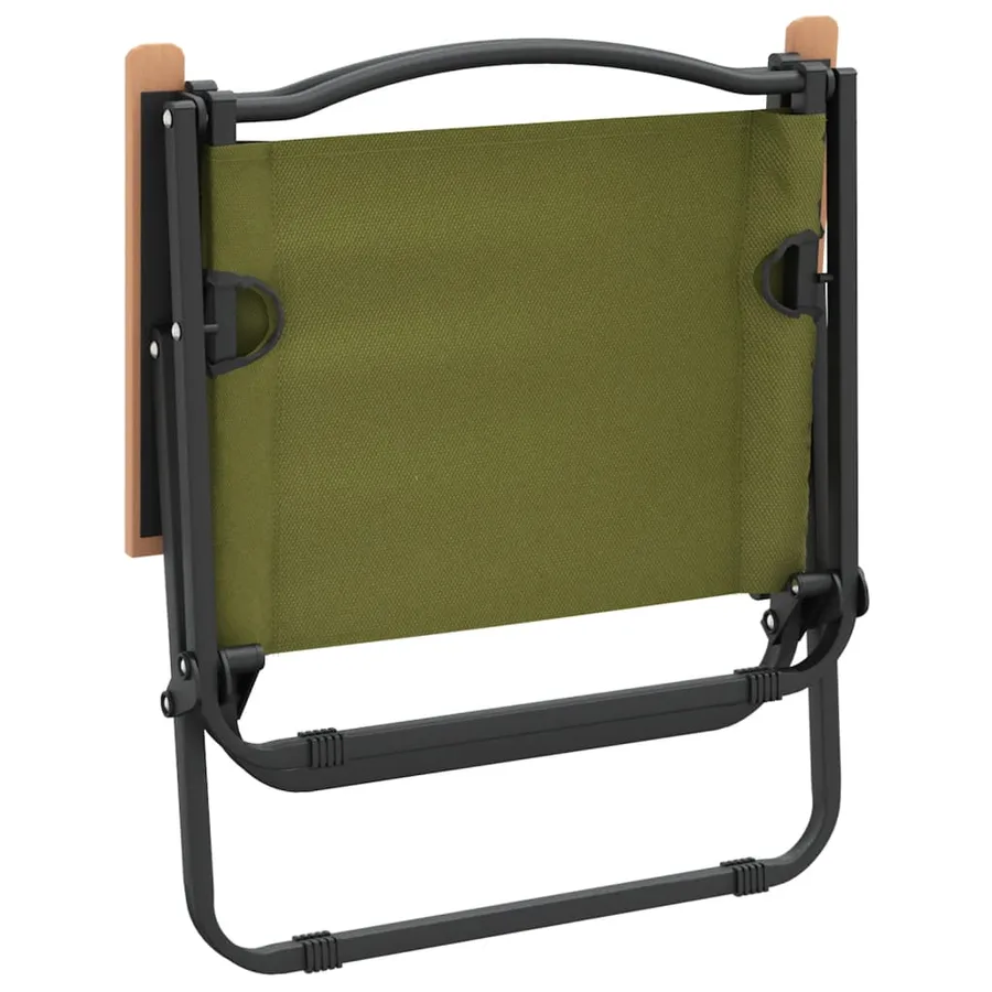 Chaises de camping lot de 2 Vert 54x43x59 cm Tissu Oxford - 6