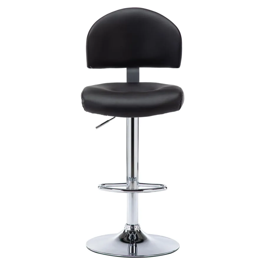 Tabouret de bar Noir Similicuir - 2