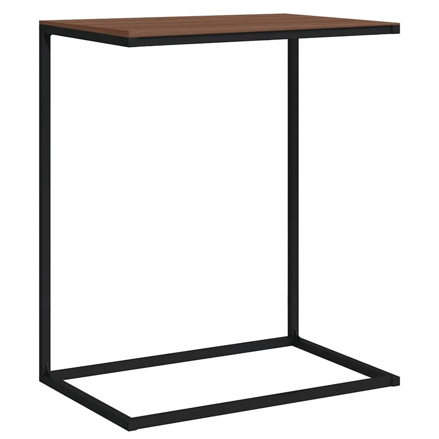 Table d'appoint Noir 55x35x66 cm Bois d'ingénierie - 2