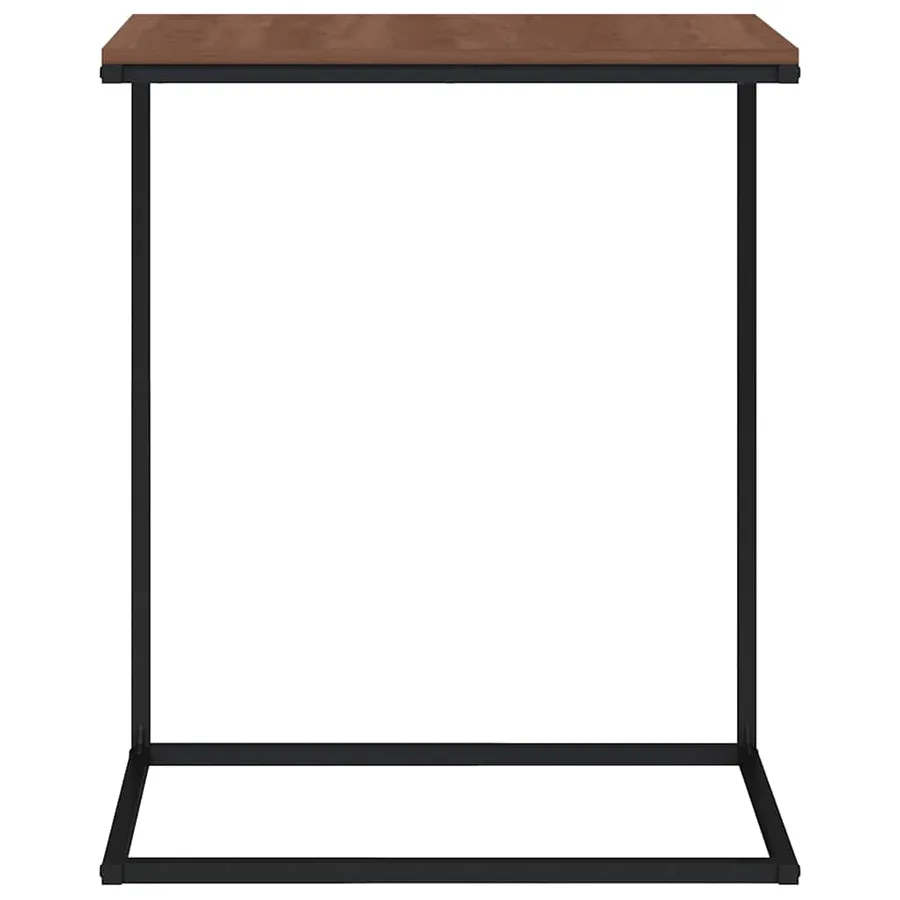 Table d'appoint Noir 55x35x66 cm Bois d'ingénierie - 4