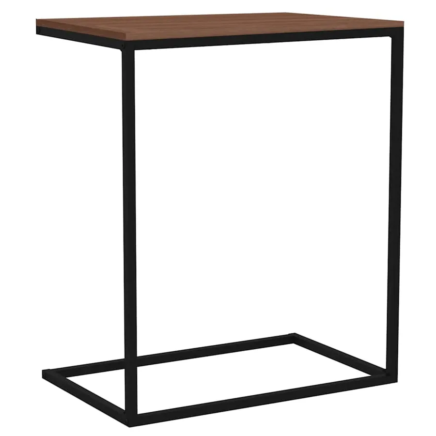 Table d'appoint Noir 55x35x66 cm Bois d'ingénierie - 6