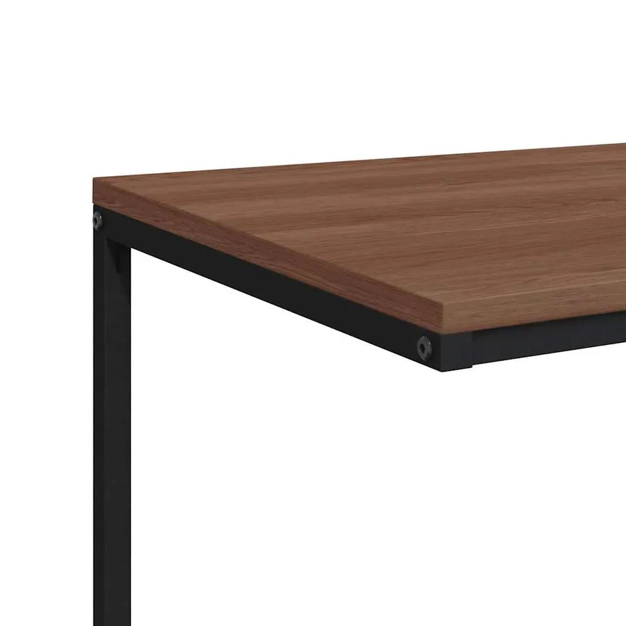 Table d'appoint Noir 55x35x66 cm Bois d'ingénierie - 7