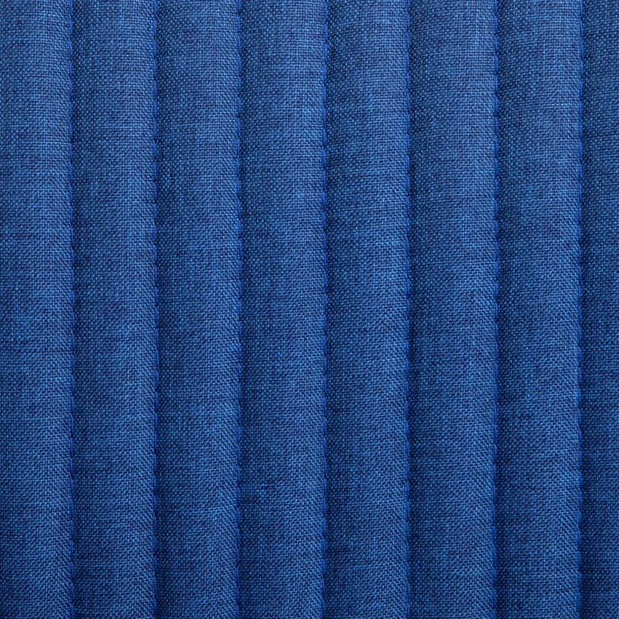 Chaises à manger lot de 2 bleu tissu - 7
