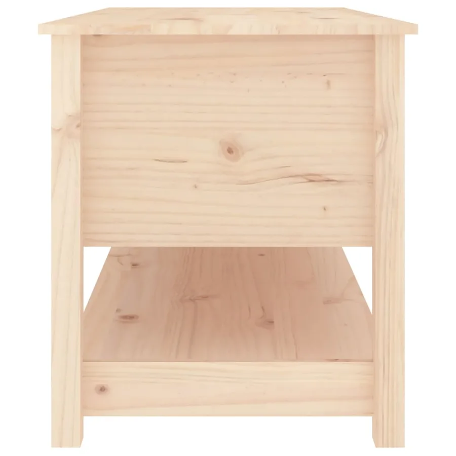 Table basse 102x49x55 cm Bois massif de pin - 4