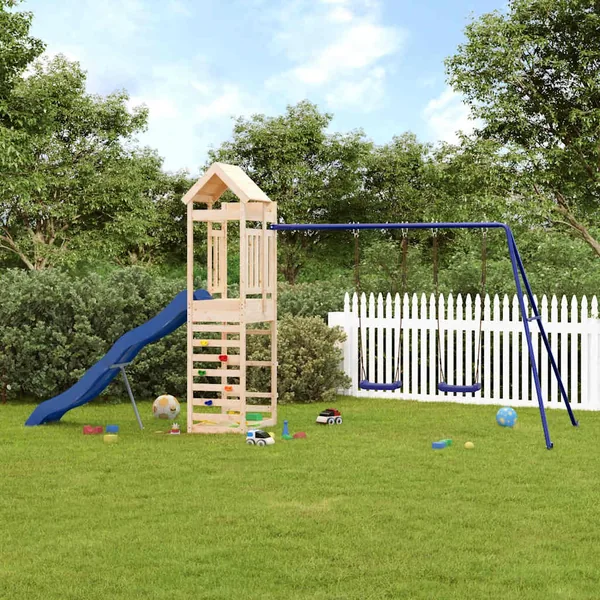Aire de jeux d'extérieur bois de pin massif