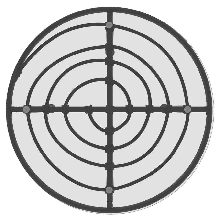 Ensemble à manger de jardin 5 pcs Noir Résine tressée - 8