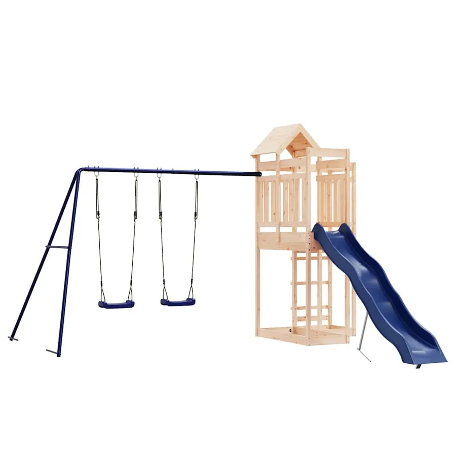 Aire de jeux d'extérieur bois de pin massif - 2