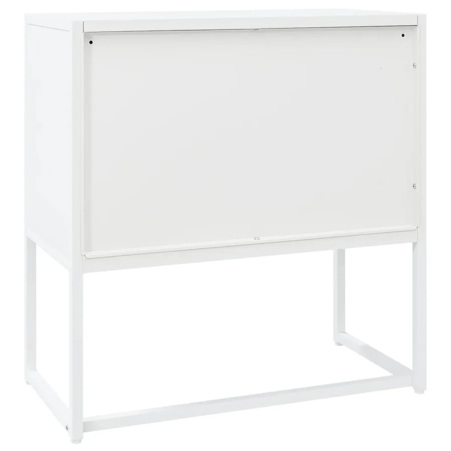 Buffet Blanc 75x35x75 cm Acier - 7