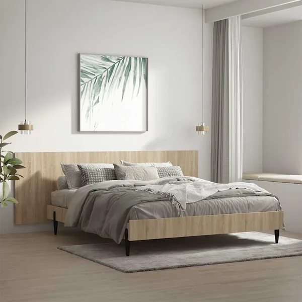 Tête de lit murale Chêne sonoma 240x1,5x80 cm Bois d'ingénierie