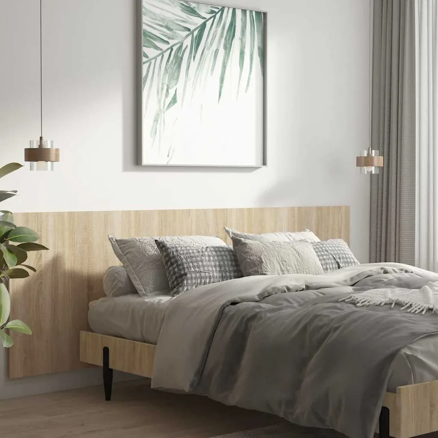 Tête de lit murale Chêne sonoma 240x1,5x80 cm Bois d'ingénierie - 3