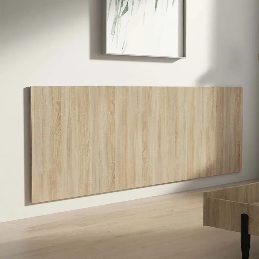 Tête de lit murale Chêne sonoma 240x1,5x80 cm Bois d'ingénierie - 4