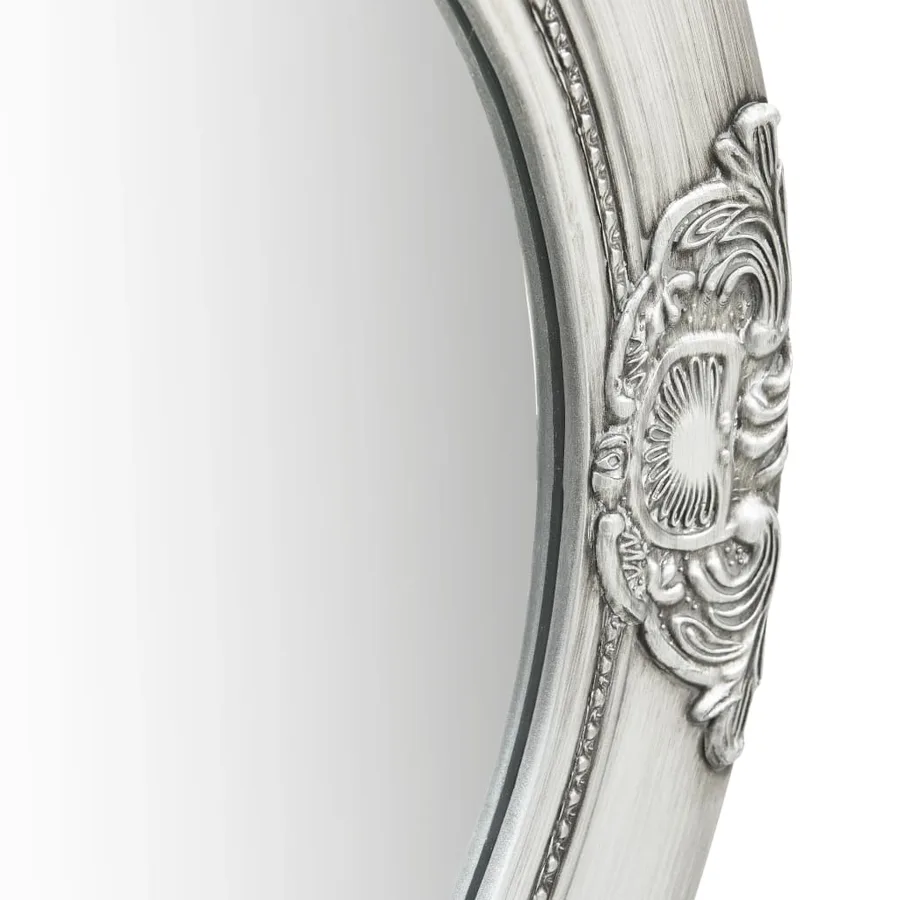 Miroir mural style baroque 50 cm Argenté - 3