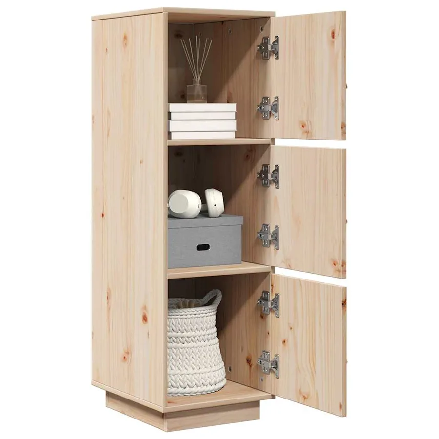 Buffet haut 34x40x108,5 cm Bois massif de pin - 4