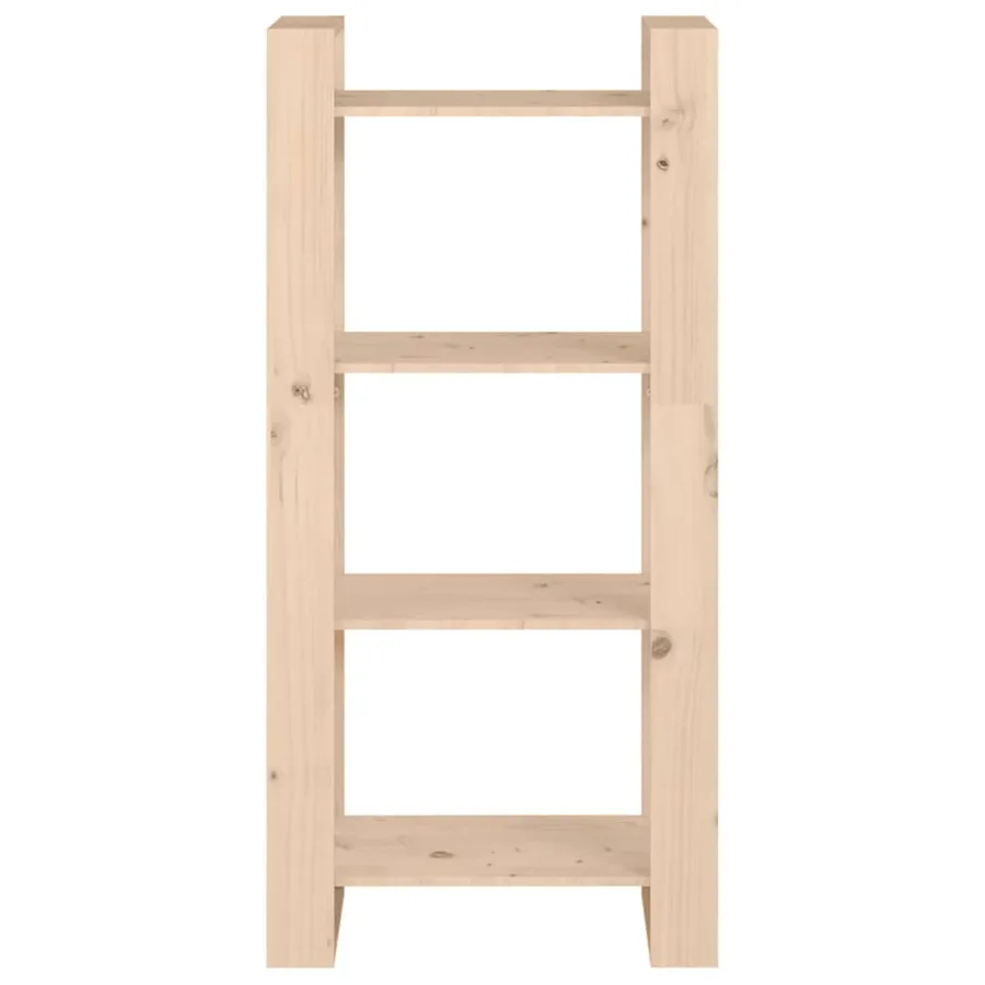 Bibliothèque/Séparateur de pièce 60x35x125 cm Bois massif - 3