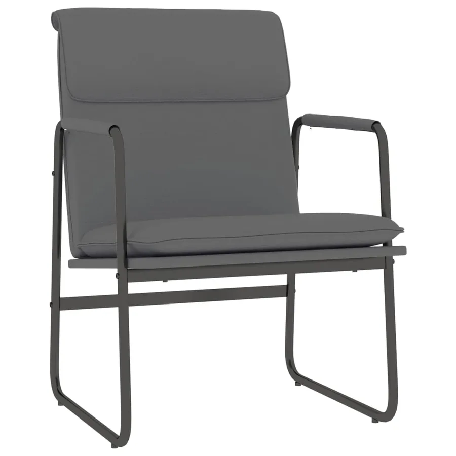 Chaise longue Gris 55x64x80 cm Similicuir - 2