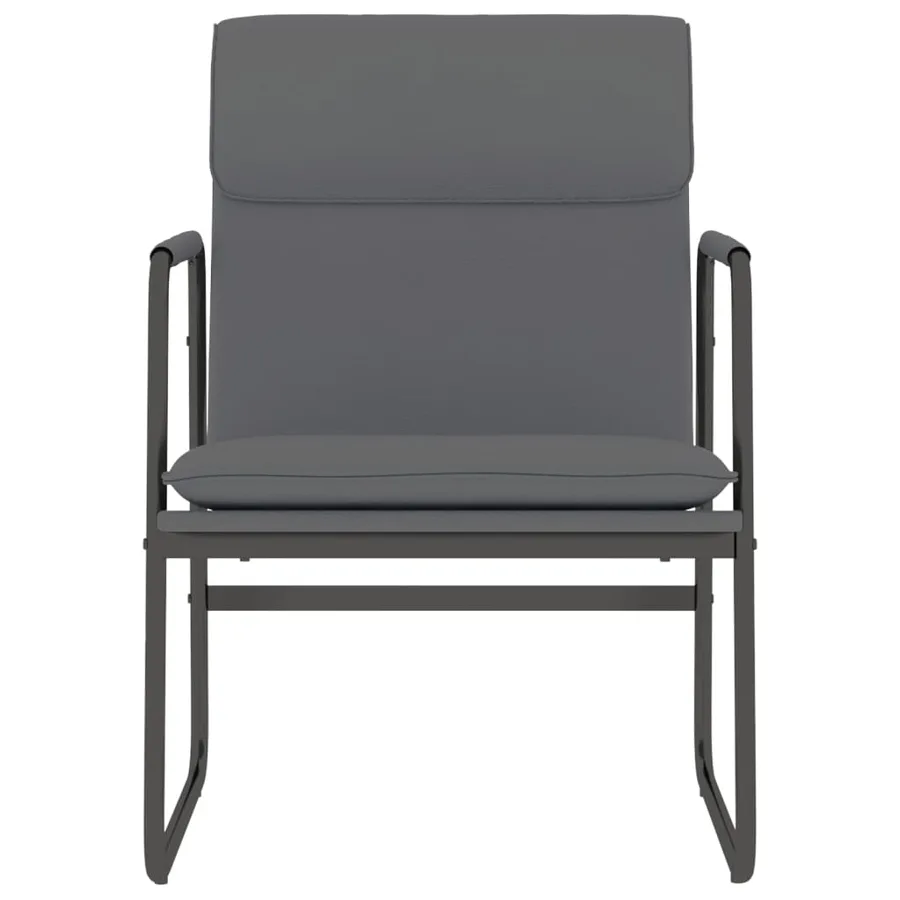 Chaise longue Gris 55x64x80 cm Similicuir - 3