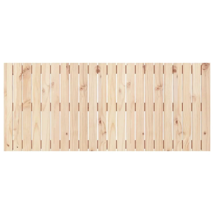 Tête de lit murale 140x3x60 cm Bois massif de pin - 4