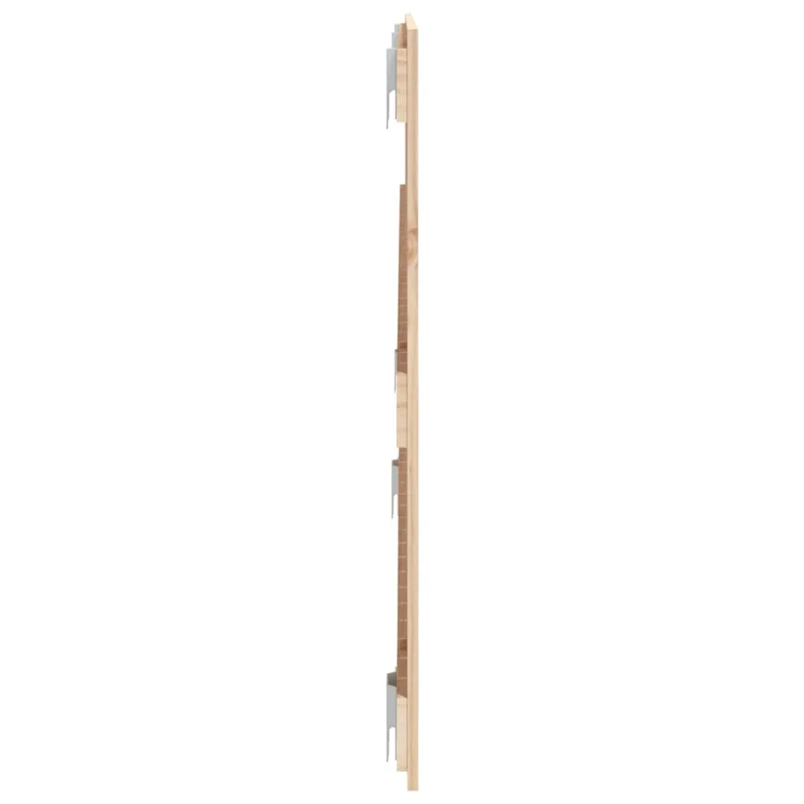 Tête de lit murale 140x3x60 cm Bois massif de pin - 5