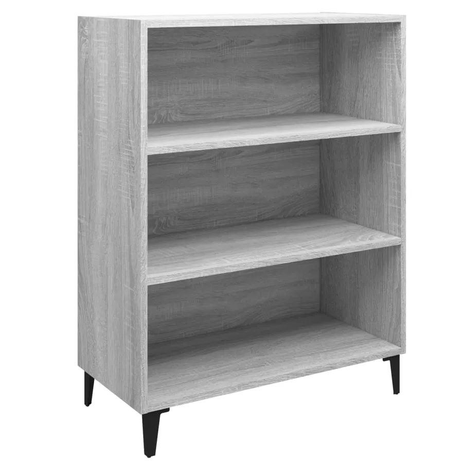 Buffet Sonoma gris 69,5x32,5x90 cm Bois d'ingénierie - 2