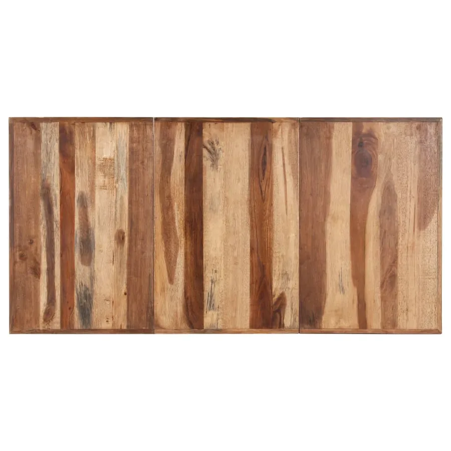Table de salle à manger 180x90x75 cm Bois avec finition miel - 4