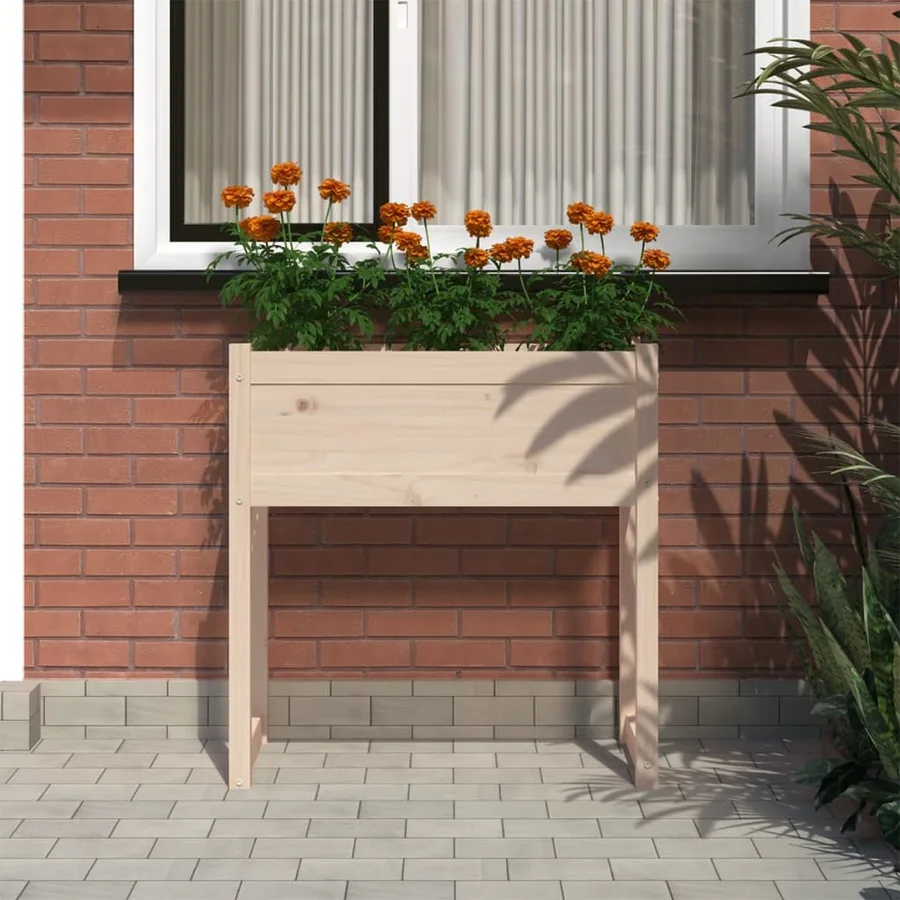 Jardinière 78x40x81 cm Bois massif de pin - 3