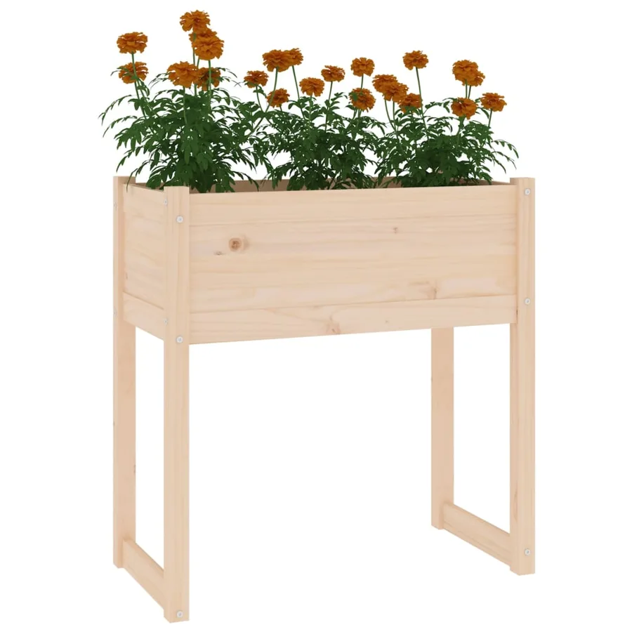 Jardinière 78x40x81 cm Bois massif de pin - 4