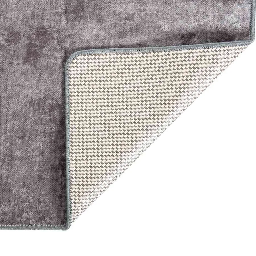 Tapis lavable 190x300 cm gris - 3