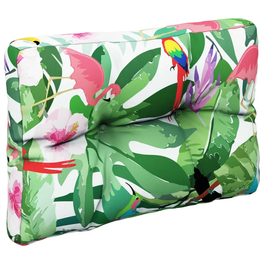 Coussins de palette lot de 2 multicolore tissu - 4