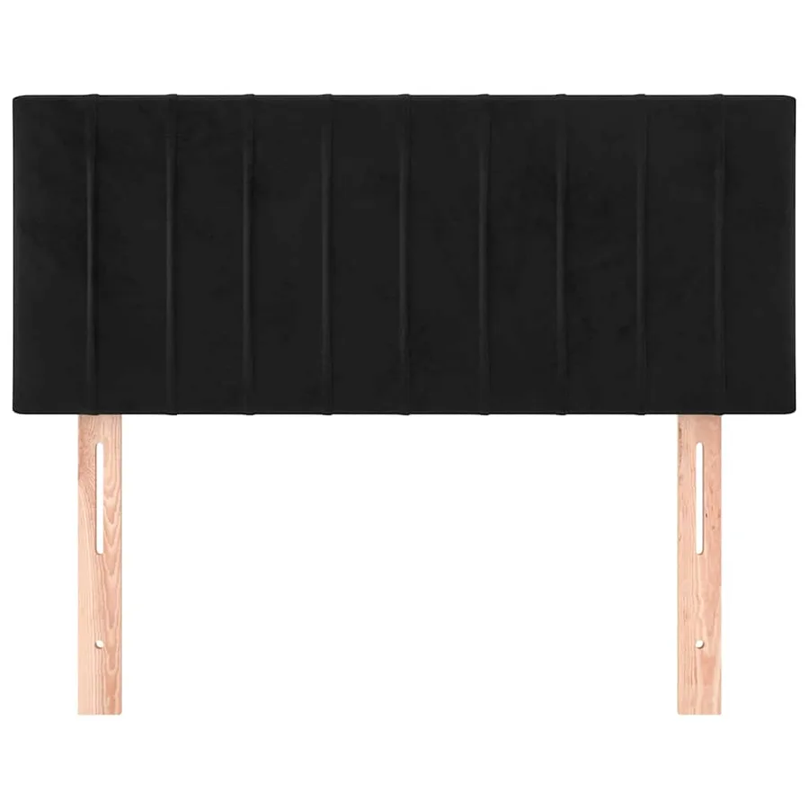 Tête de lit Noir 90x5x78/88 cm Velours - 3