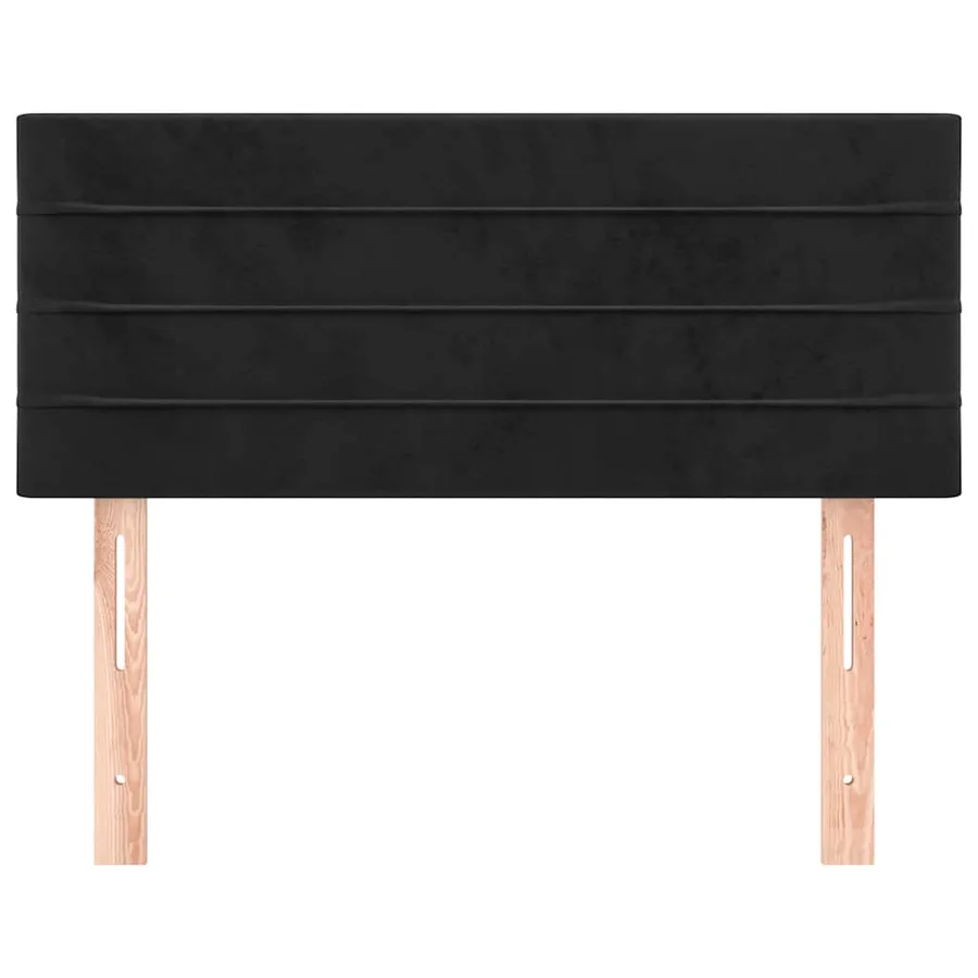 Tête de lit Noir 90x5x78/88 cm Velours - 3