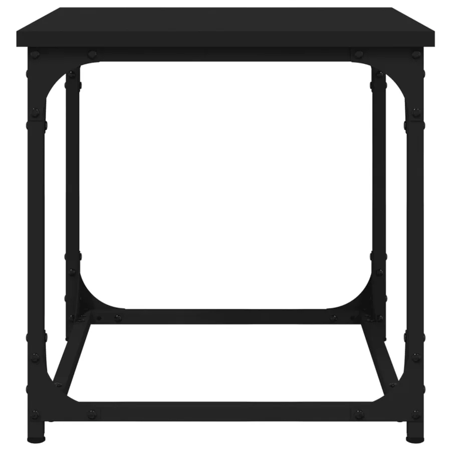 Table d'appoint Noir 40x40x40 cm Bois d'ingénierie - 5