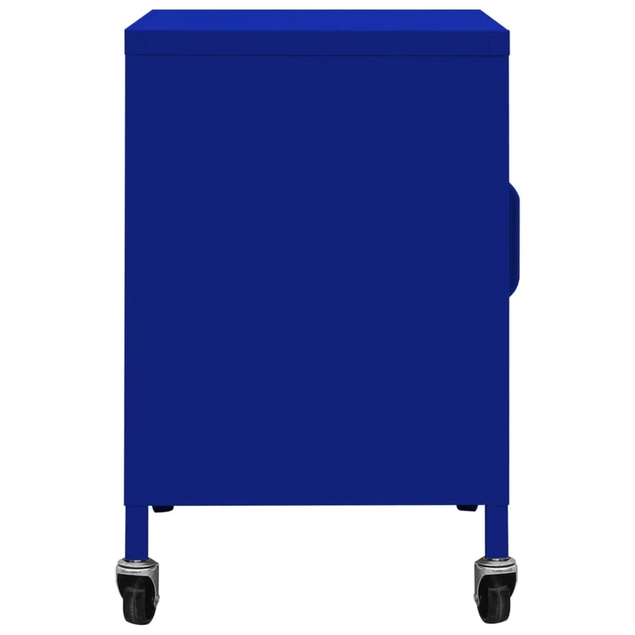 Armoire de rangement Bleu marine 60x35x56 cm Acier - 4