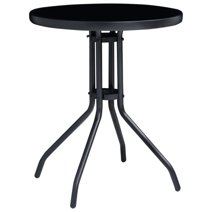 Ensemble de bistrot 3 pcs noir et anthracite - 2