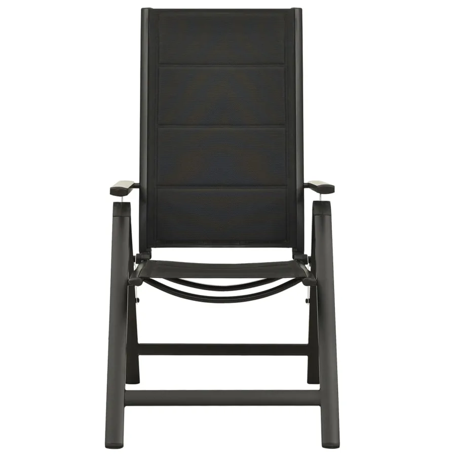 Ensemble de bistrot 3 pcs noir et anthracite - 5