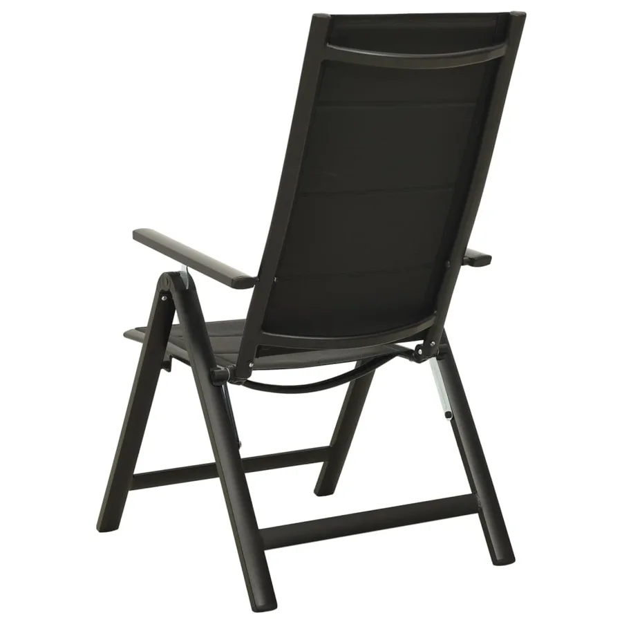 Ensemble de bistrot 3 pcs noir et anthracite - 7