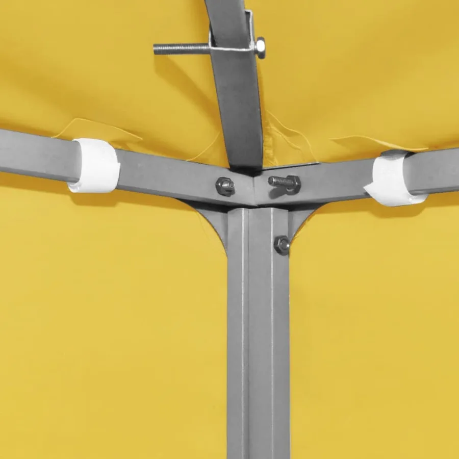 Toile de toit de belvédère 270 g/m² 3x3 m Jaune - 3