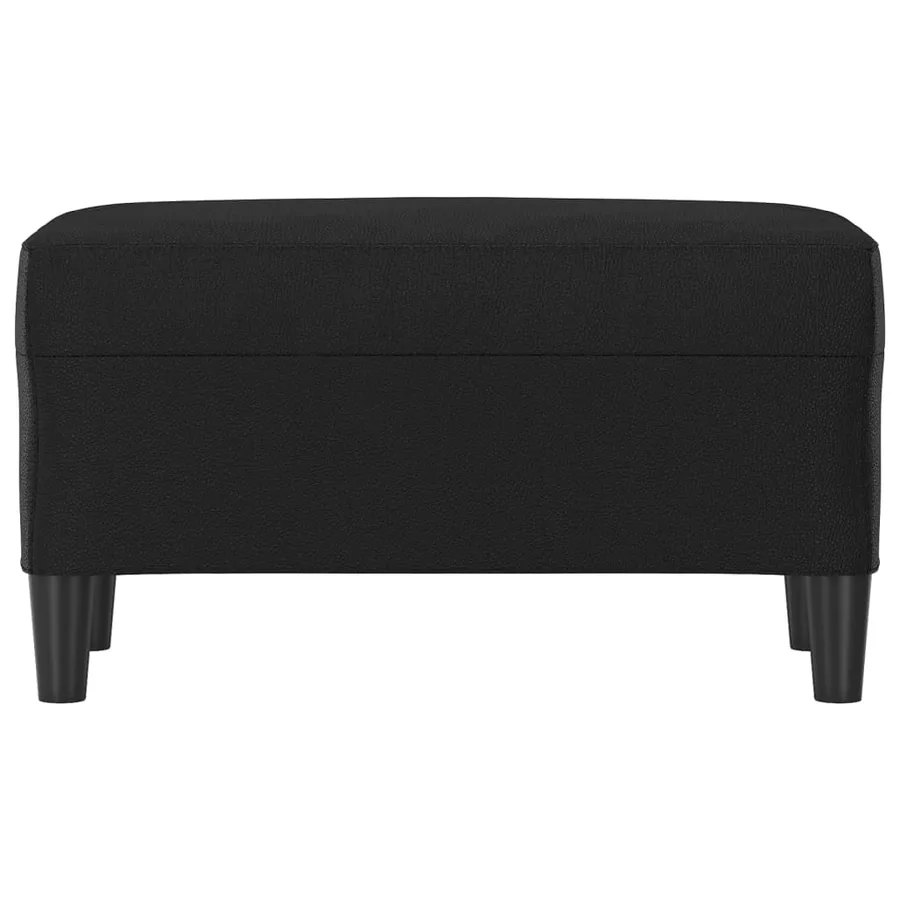 Banc Noir 70x35x41 cm Similicuir - 3