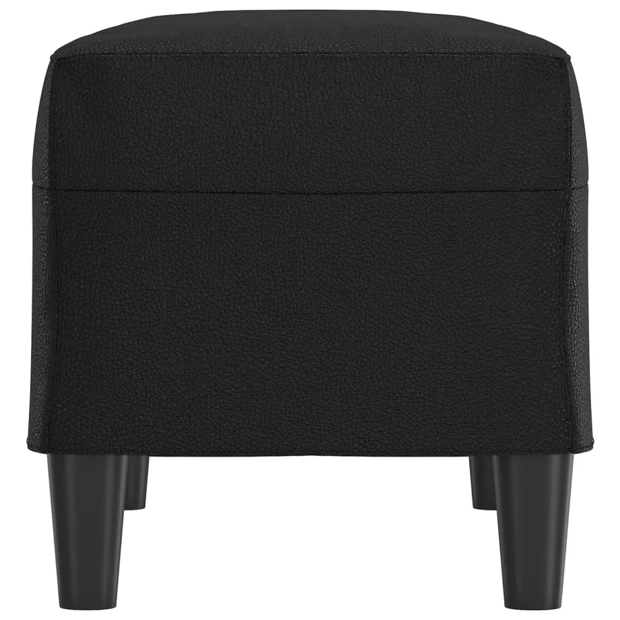 Banc Noir 70x35x41 cm Similicuir - 4