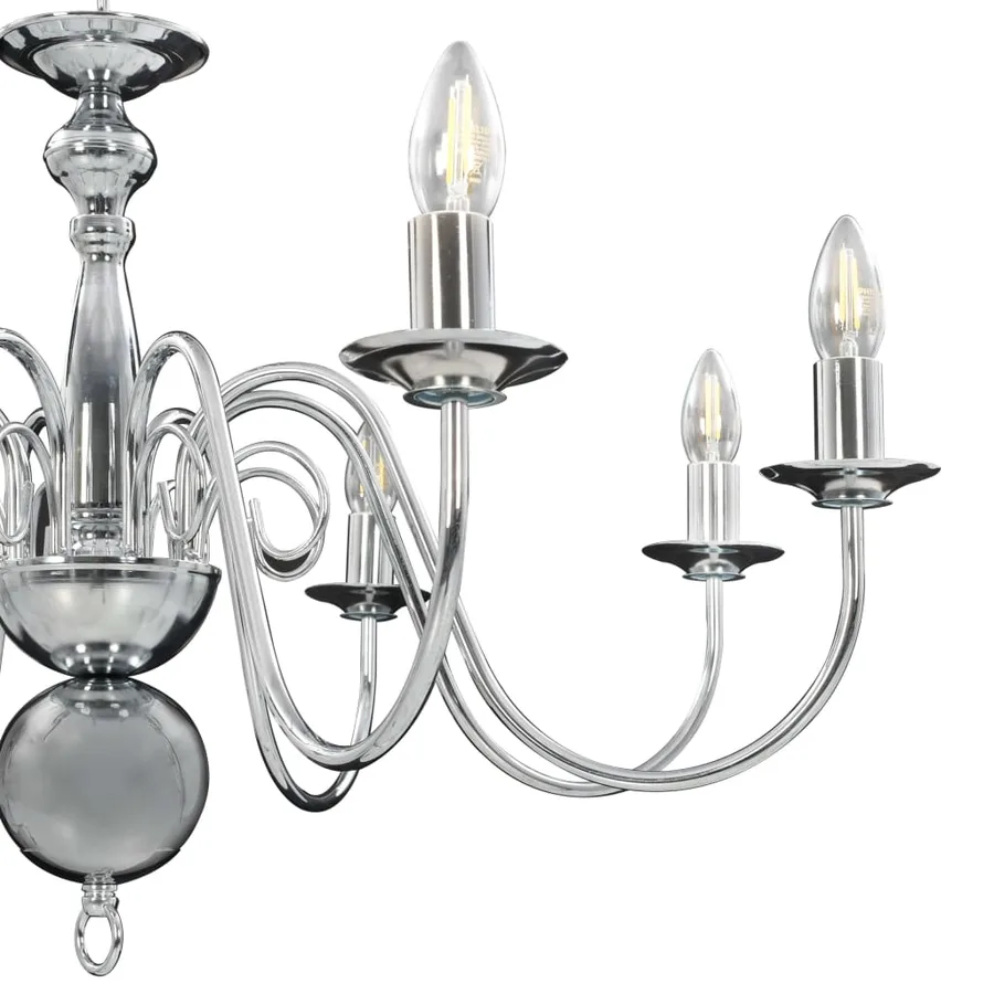 Lustre Argenté 8 ampoules E14 - 11