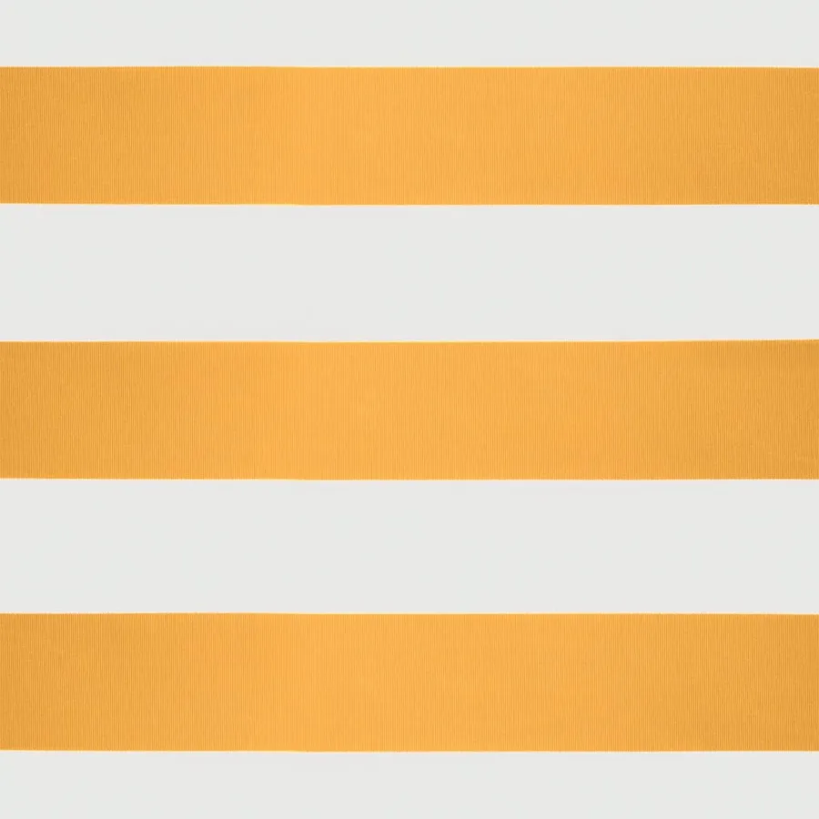 Auvent rétractable jaune et blanc 4,5x3 m tissu et aluminium - 8