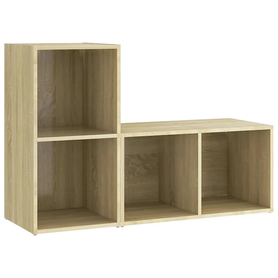 Meubles TV 2 pcs Chêne sonoma 72x35x36,5 cm Bois d'ingénierie - 2