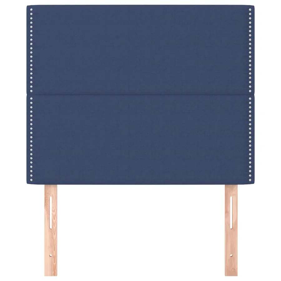 Tête de lit Bleu 100x5x118/128 cm Tissu - 3