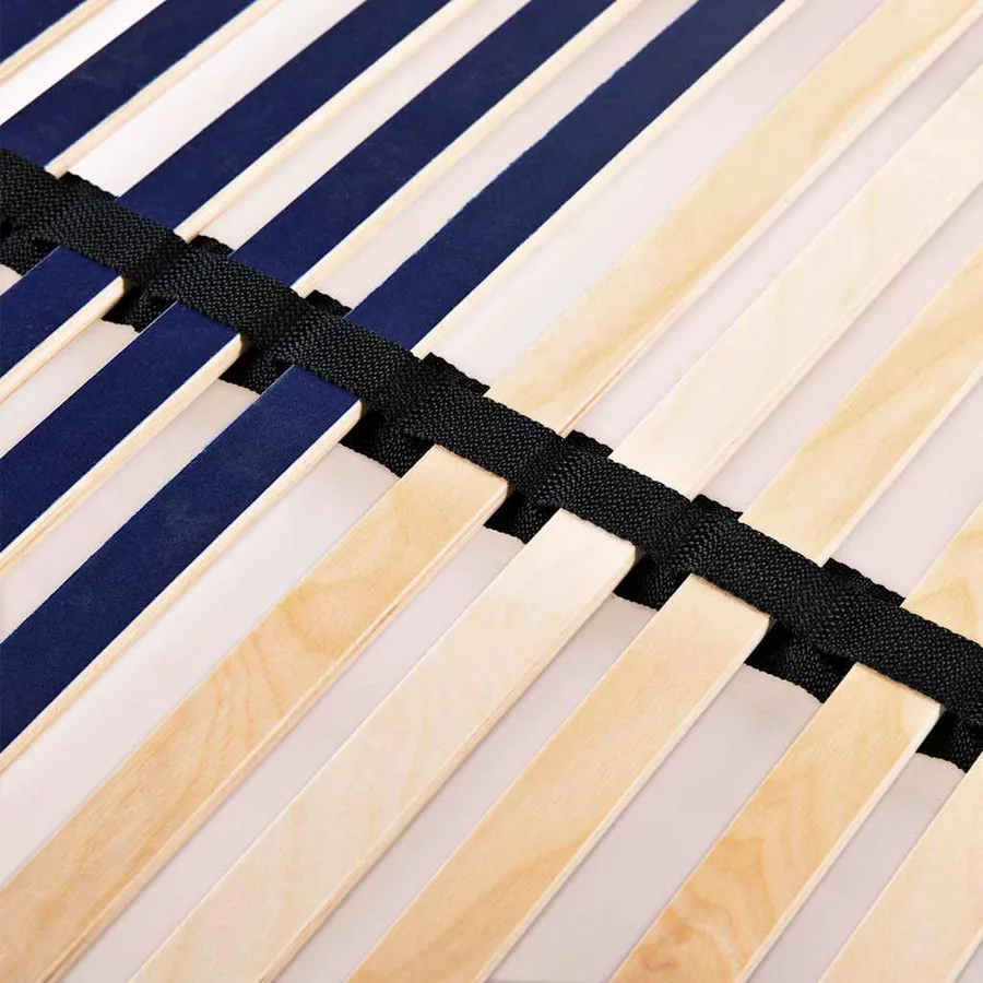 Sommier à lattes sans matelas avec 42 lattes 7 zones 120x200 cm - 7