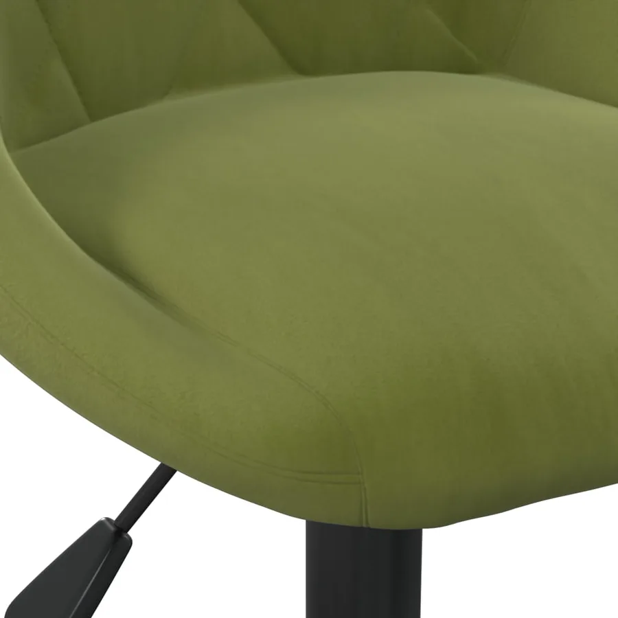 Tabourets de bar lot de 2 vert clair velours - 8
