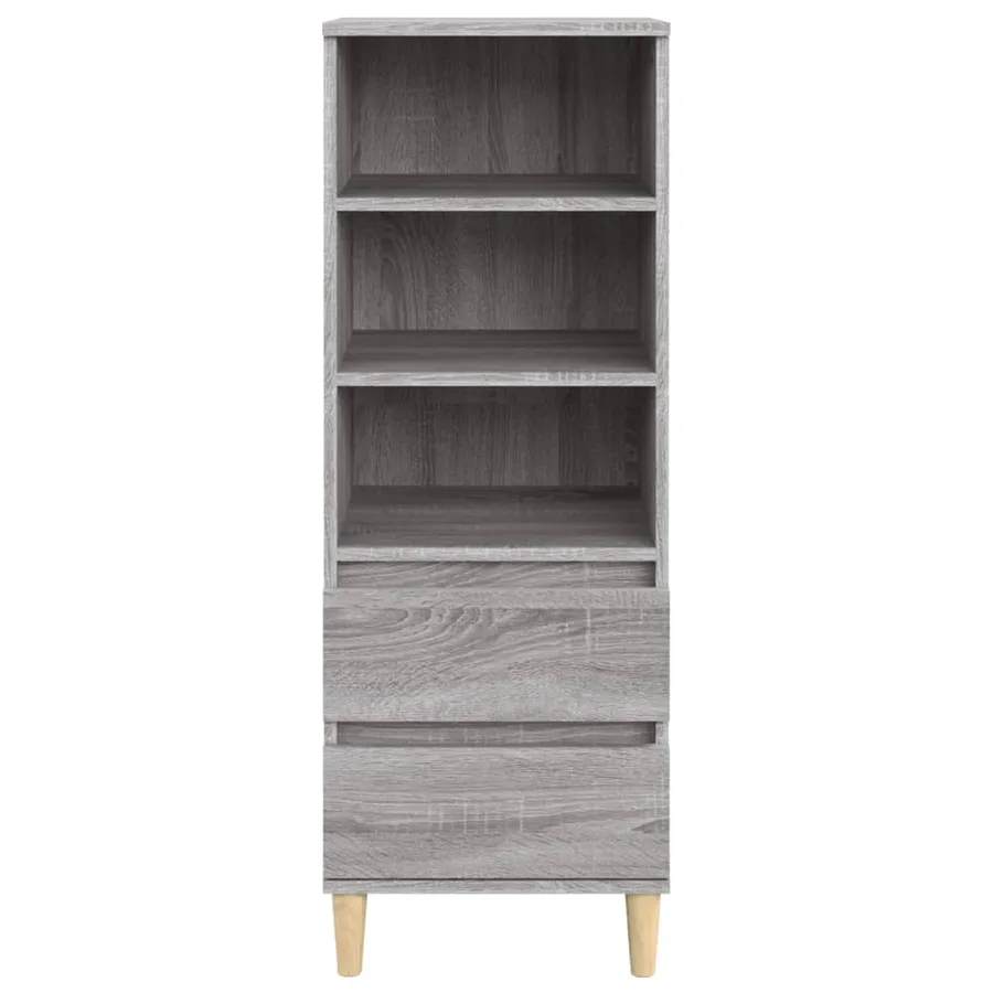 Buffet haut Sonoma gris 40x36x110 cm Bois d'ingénierie - 3