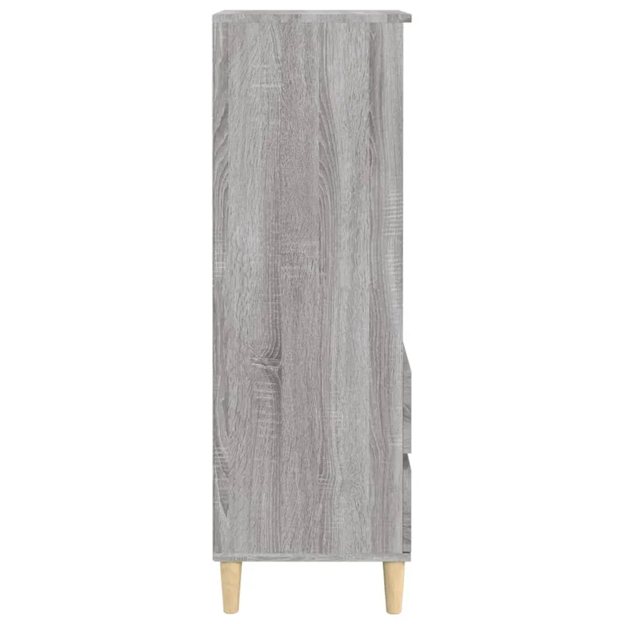Buffet haut Sonoma gris 40x36x110 cm Bois d'ingénierie - 5
