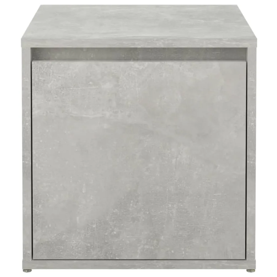 Tiroir boîte Gris béton 40,5x40x40 cm Bois d'ingénierie - 7