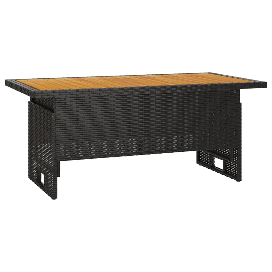 Salon de jardin 3 pcs avec coussins Noir Résine tressée - 10